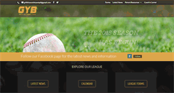 Desktop Screenshot of griffithyouthbaseball.org